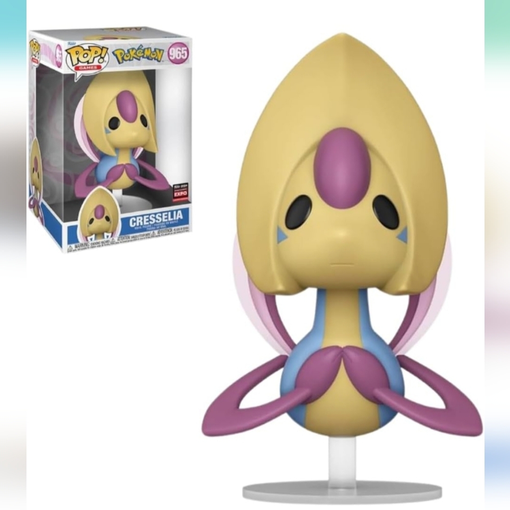 Funko Pop! Games Jumbo 10" Pokémon - Cresselia #965 - Expo Exclusive